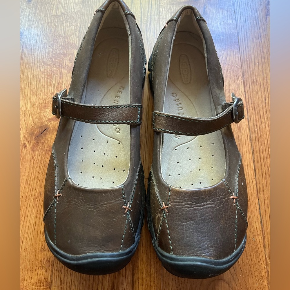 Keen Leather Mary Jane Shoes Gem